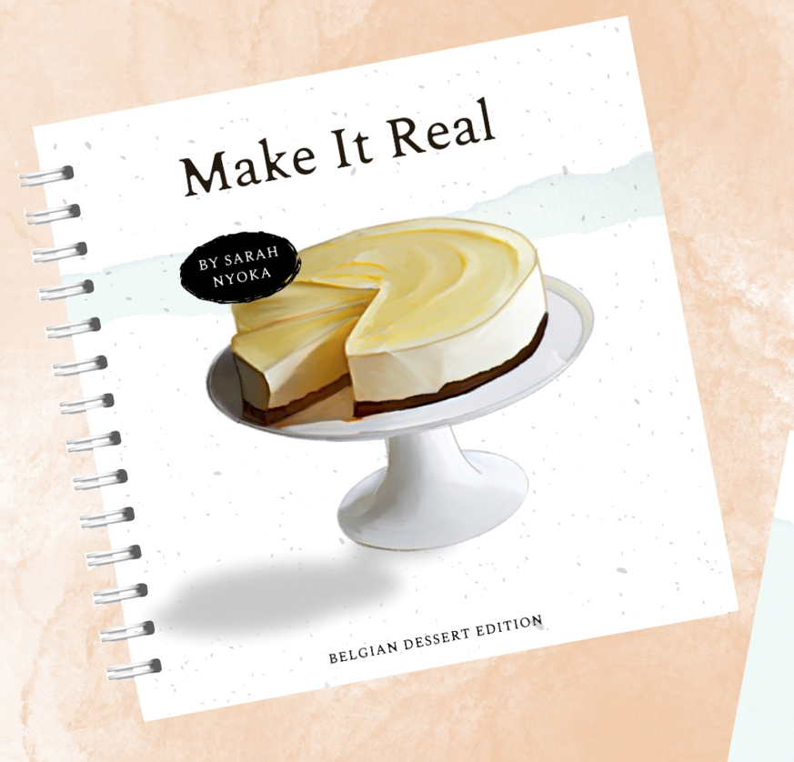Cover Design CookBook : Make it real ,Belgian dessert 