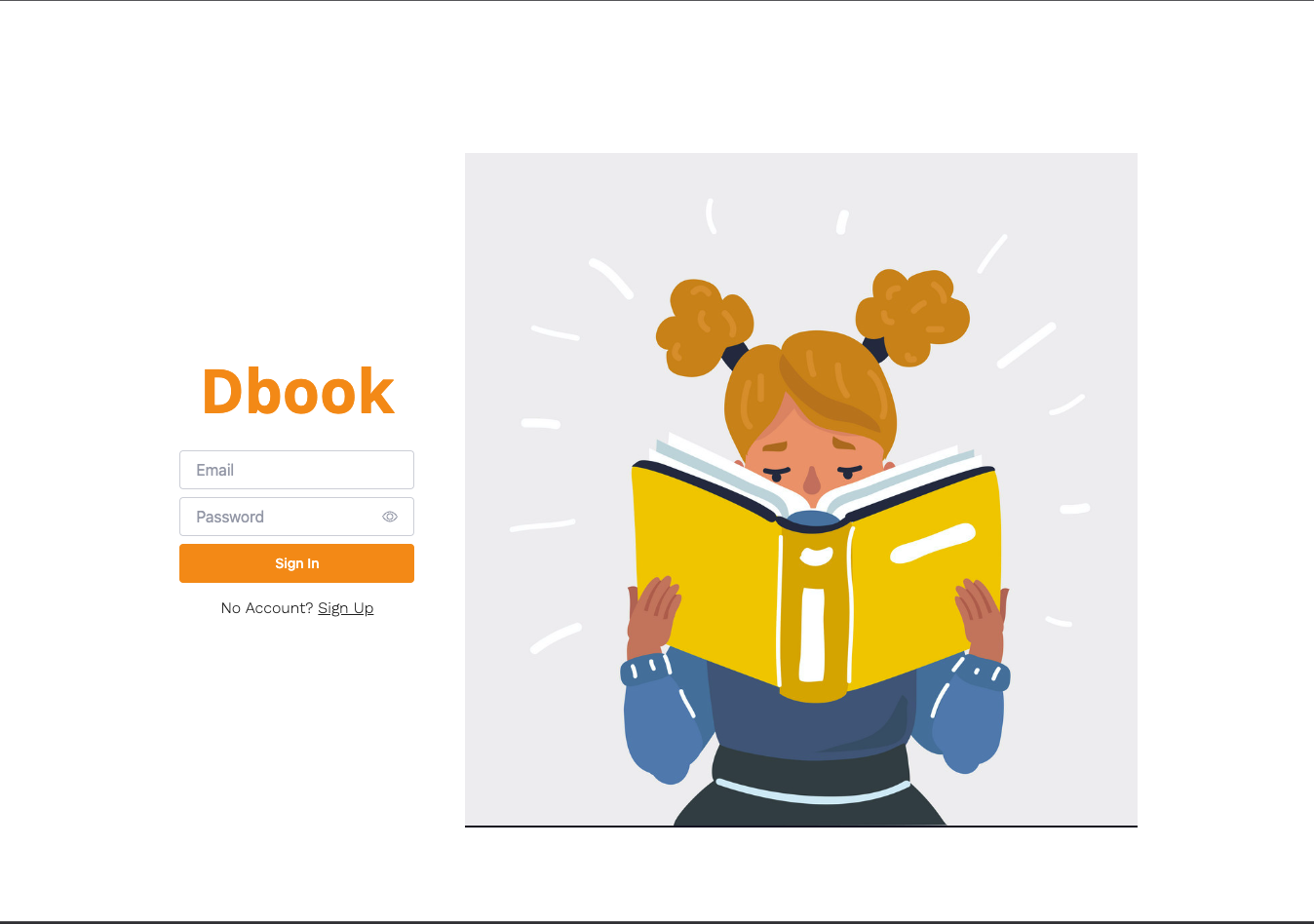  Dbook - Book reading web application 